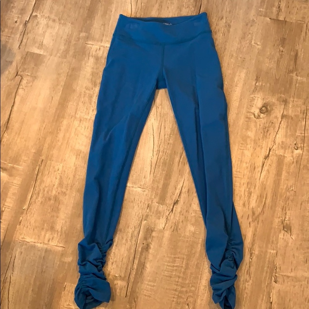 Beyond yoga. Gathered long legging. Teal